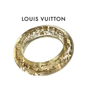 Louis Vuitton Gold Floral Bracelet
